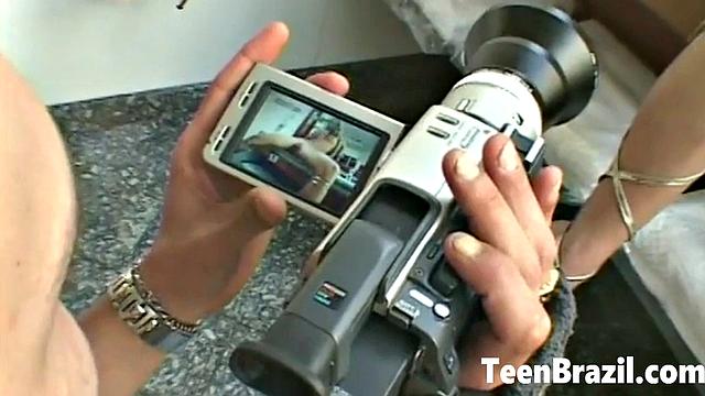 Blonde Brazilian Teen is Fucked Poolside