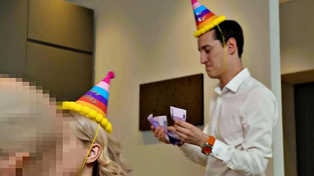 HUNT4K. Awesome dinner ends when guest wants sex with the girl