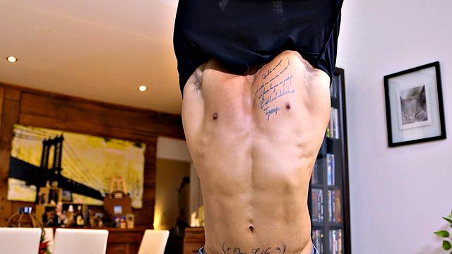 Muscle Stud Zack Lemec Blows Load - Maskurbate