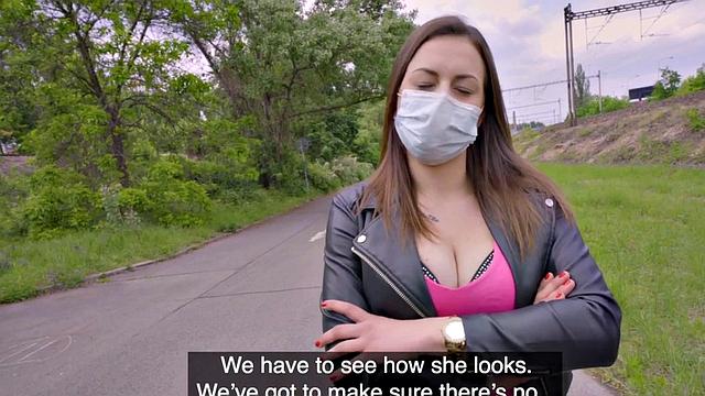 Pickedup Czech babe blows hard shaft in POV before riding