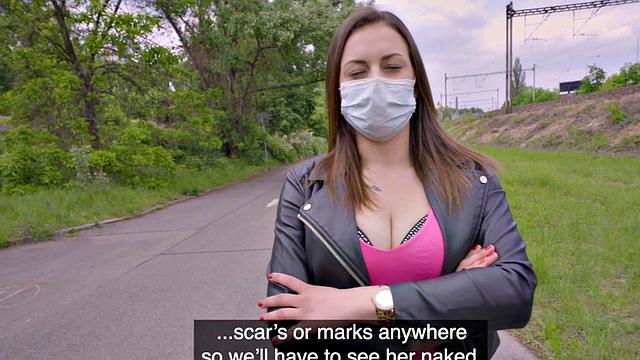 Pickedup Czech babe blows hard shaft in POV before riding