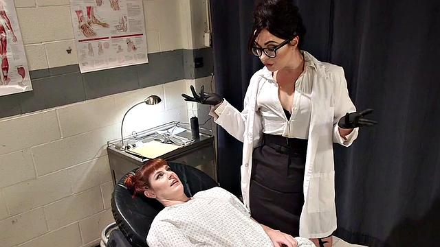 Trapped BDSM slut fisted and fucked in anal hole