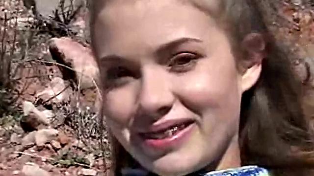 Sexy April Plays With Her Young Pussy Clothed