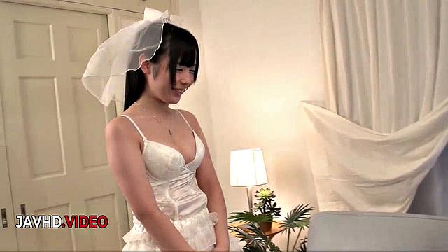Steamy Japanese Bride Gets Fiercely Fucked Before Her Big Wedding Day Ritual