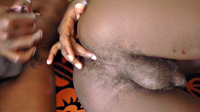 Ebony twink barebacks skinny bf