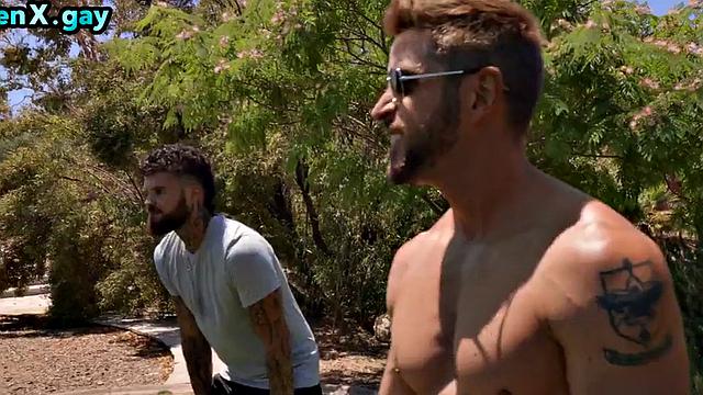 Asian kitchen bottom barebacked by manly jock in his asshole