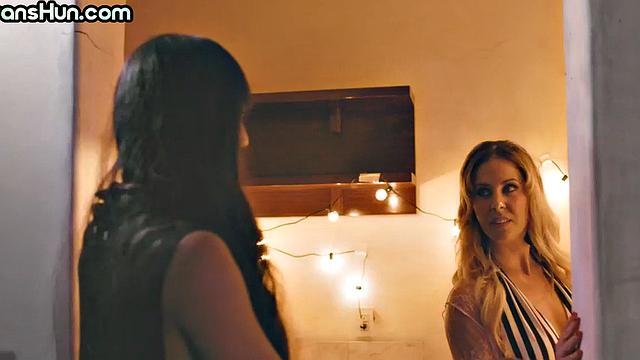 Big booty trans fucks perverted girl in wet pussy hole