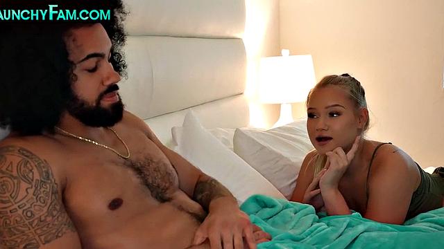 Weird and kinky bigass stepsister gets fucked by stepbro