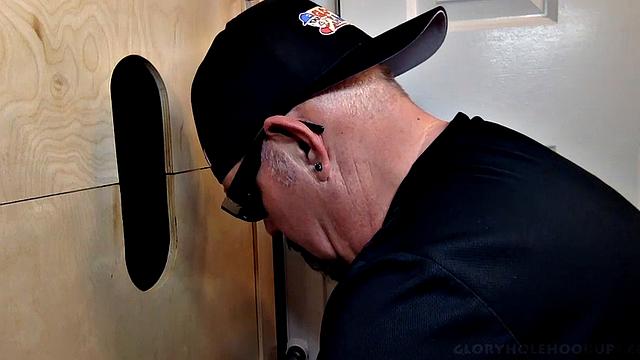 Dad Fucks with My Toy At The Glorhole