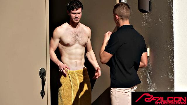 FalconStudios - Hot Jock Does Census On Big Dick Fucking His Tight Ass