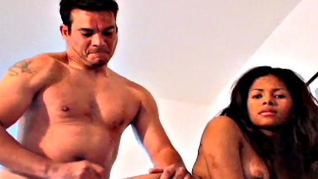 Pussy-fucked Latina teen is licked out