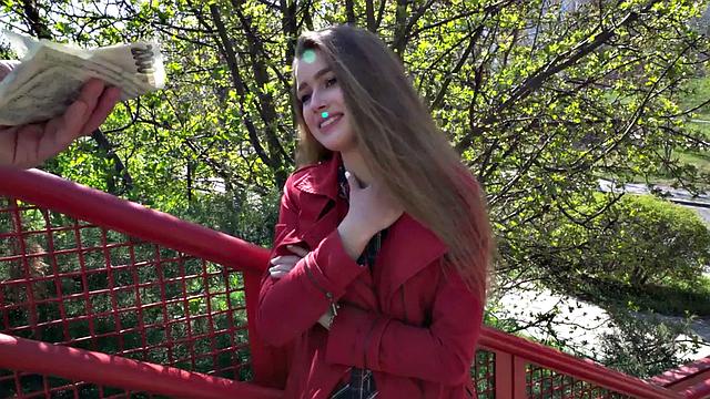 Public 21yo slut drilled in bathroom in missionary