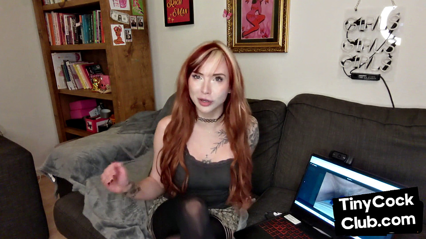 SPH solo domina shows pics of lil pathetic dicks on laptop