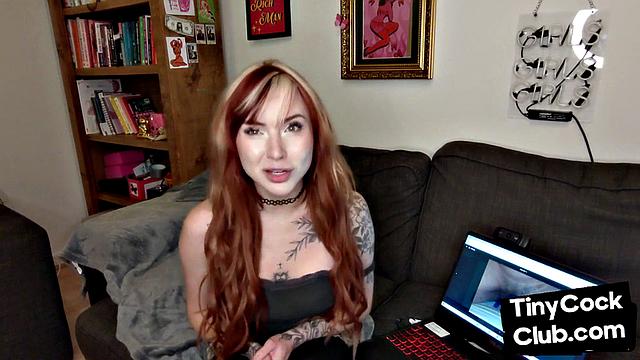 SPH solo domina shows pics of lil pathetic dicks on laptop