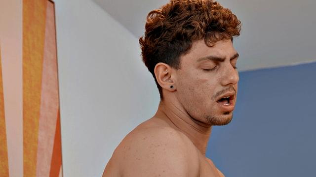 Muscled eager jock assfucks handsome BF in doggystyle