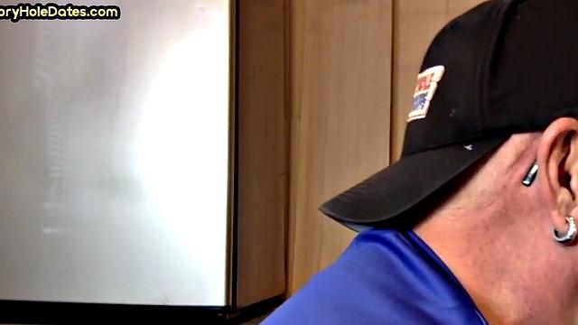 Real gloryhole amateur giving head