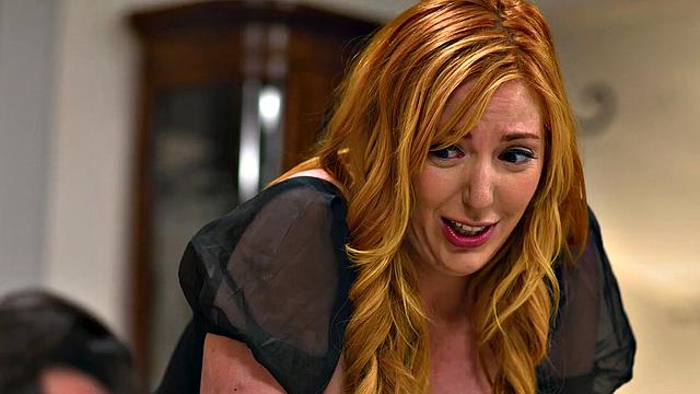 MOMMY'S BOY - All-Natural MILF Lauren Phillips Caught Husband Masturbating With Vacuum Cleaner