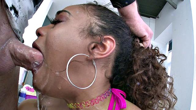 Scarlit and Gia Share Dick