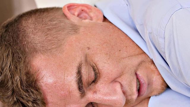 Smart housewife calms down angry spouse by giving him a rimjob