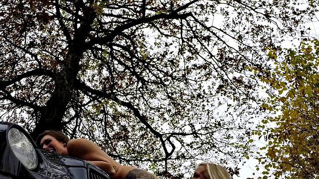 Hot cabbies get frisky in the cab and crave for more