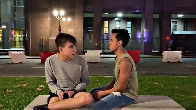 Latino twink sucking before barebacked for cumshot