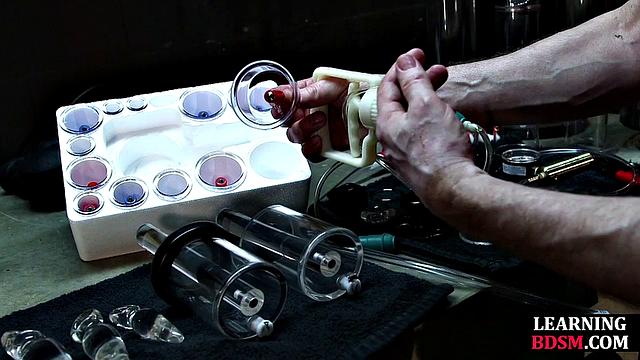 Stunning horny bae toyed by master