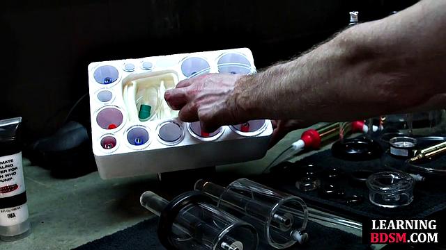 Stunning horny bae toyed by master