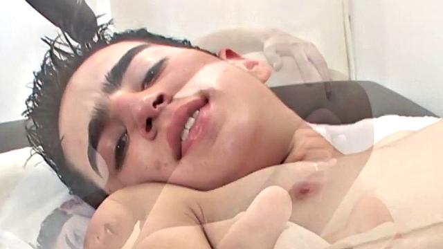 21yo Latin twink fingers ass and jerks cock in solo action