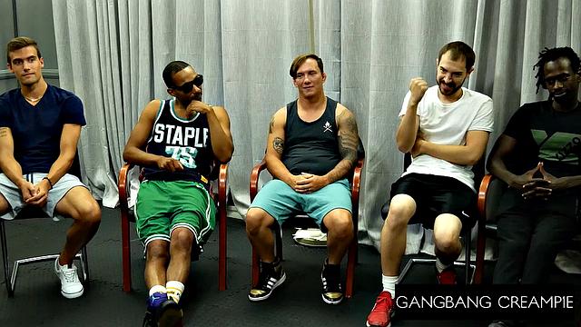 GangbangCreampie - 5 Cocks Vs Busty Blonde In Dripping Hot Gangbang