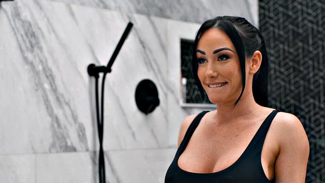 ADULT TIME - PAWG Jennifer White Gets First GUSHING MILK ENEMA From Kinky Lesbian Katrina Colt