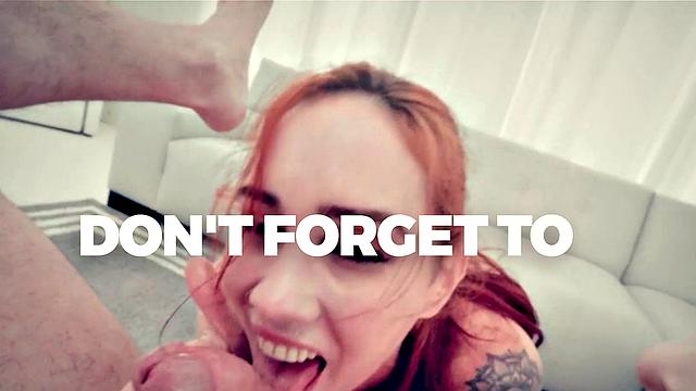 Throated - Vanna Bardot Deepthroating Cock