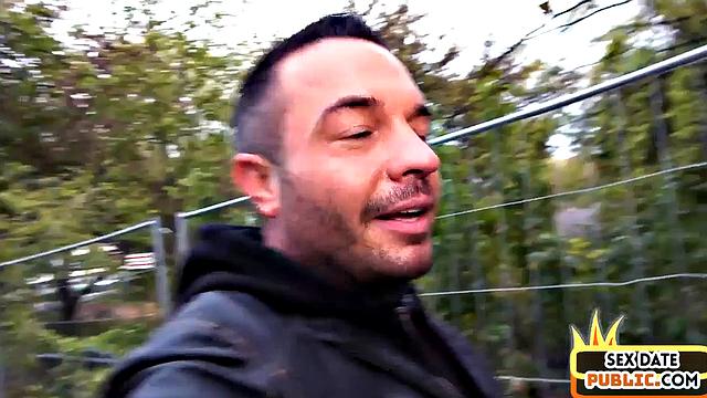 Public amateur babe fucked in abandoned building by date