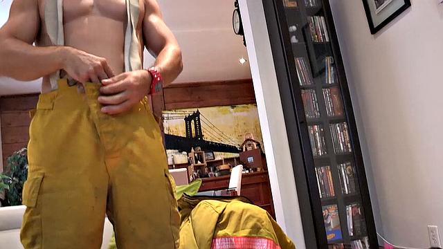 BTS - Uncut Firemen Solo Jerk - Maskurbate