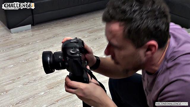 Mea Melone left by limp cock loser