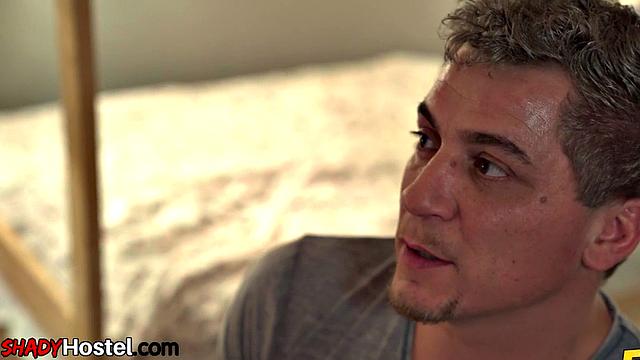 Cute hostel bitches drilled in 3way