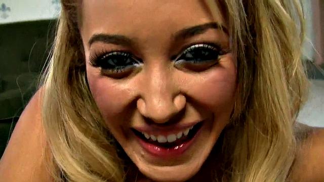 POV handjob beauty erotically wanking and oiling up dick