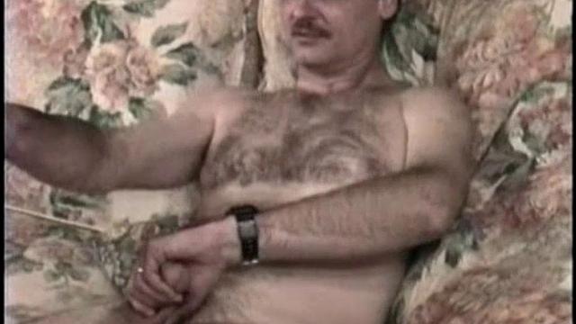 Neal strips down for a rough session with another working man
