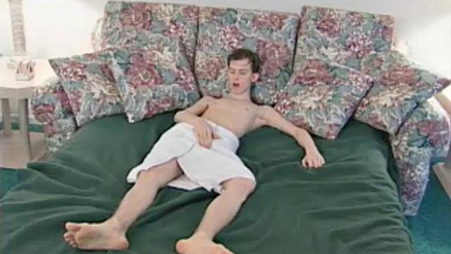 This brown haired and brown eyed 19 year old cutie sports an 8 inch uncut cock. Kyle knows that he is good looking, but doesn't flaunt it. He does enjoy stripping naked and showing off his dick though.