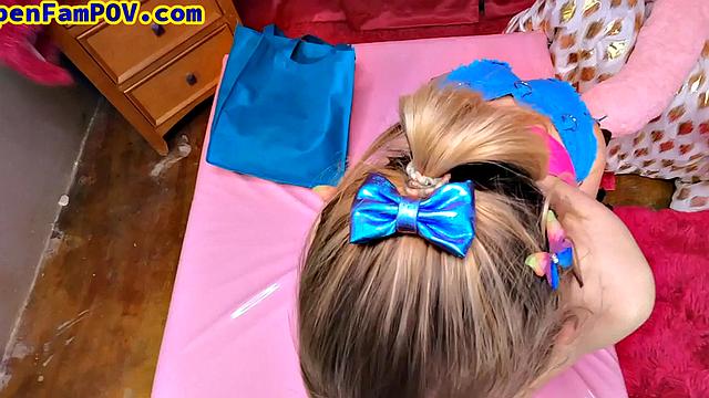 Petite 21yo stepdaughter pussyfucked by stepdaddy