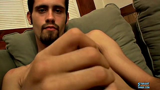 Hairy Straight Twink Strokes It - Pimp Fun