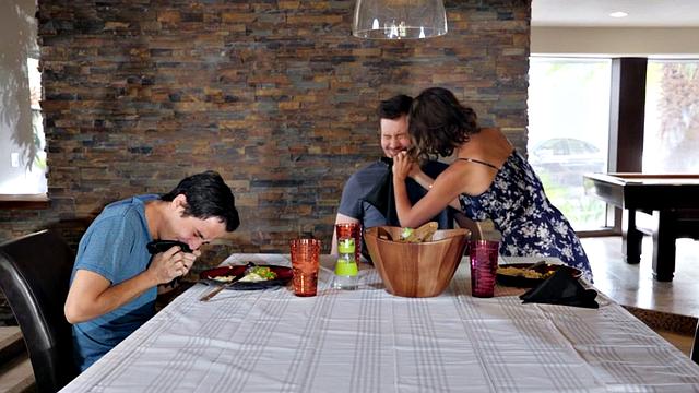 Naughty little guy licks and fucks bigtit cougar's wet pussy in high heels