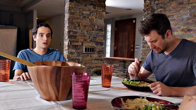 Naughty little guy licks and fucks bigtit cougar's wet pussy in high heels