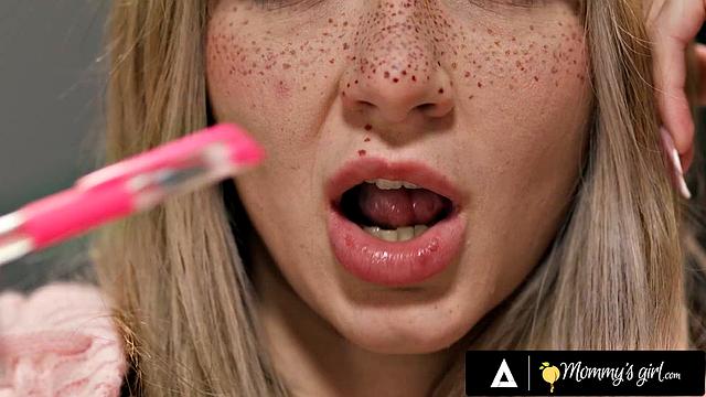 MOMMY'S GIRL - Reagan Foxx & Stepmom Shay Sights Unite To Discipline Petite Demi Hawks