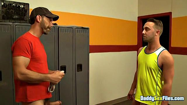 Big Jpe Gives Jock Strap Fitting to Billy Ramos & Joe Parker