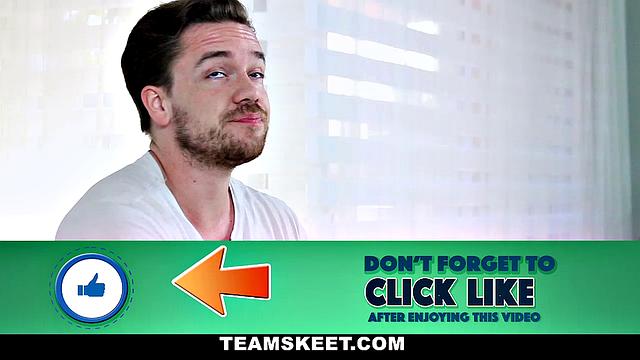 Blonde PAWG Works Out Tight Pussy