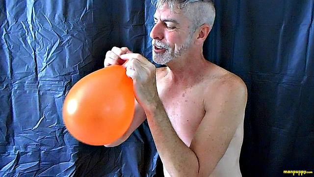 Huge Cock & Balloons Fun! - Richard Lennox
