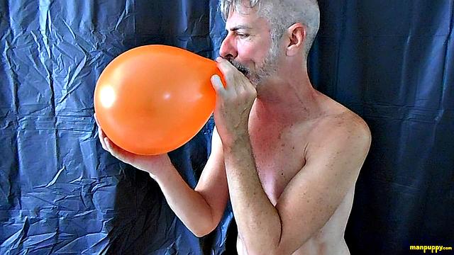 Huge Cock & Balloons Fun! - Richard Lennox
