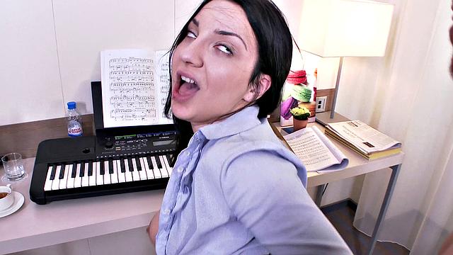 Seductive Piano Instructor