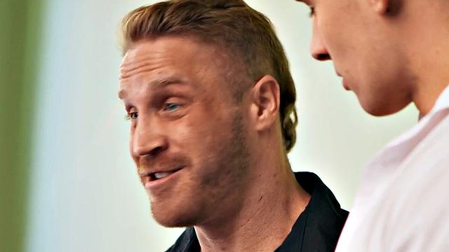 Bisex slut gets fucked by 2 handsome men