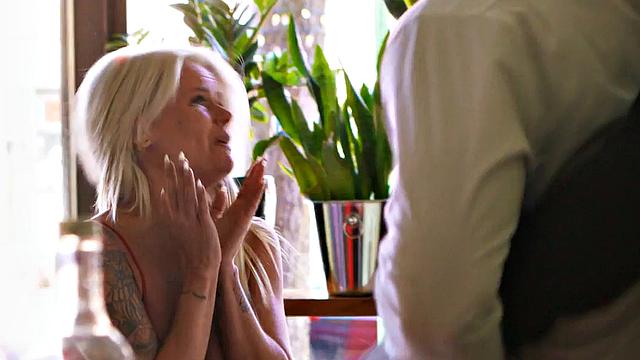 Bisex slut gets fucked by 2 handsome men